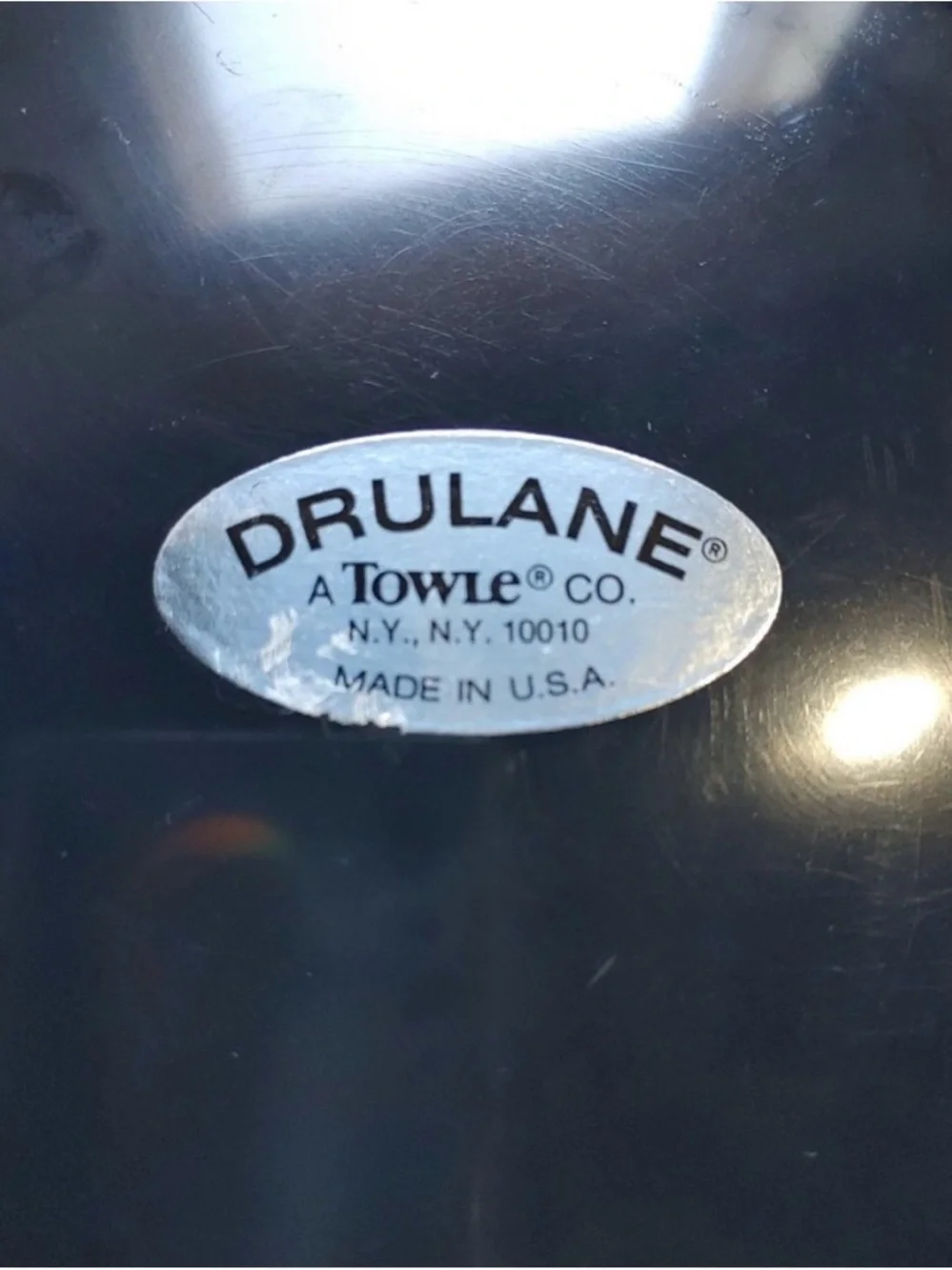 Vintage Ice Bucket Drulane A Towle Co. Goldtone Old Hollywood Made In USA